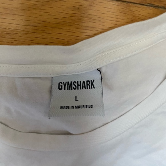 Gymshark Fraction Crop Top White - Picture 2 of 2